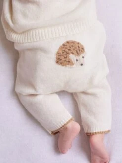 Trotters London Little Prickles White Leggings