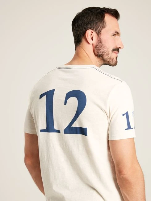 White Graphic Tee-Graphic Jersey T-Shirt - Image 2