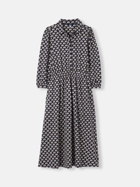 Blue Jersey Shirt Dress - Image 6