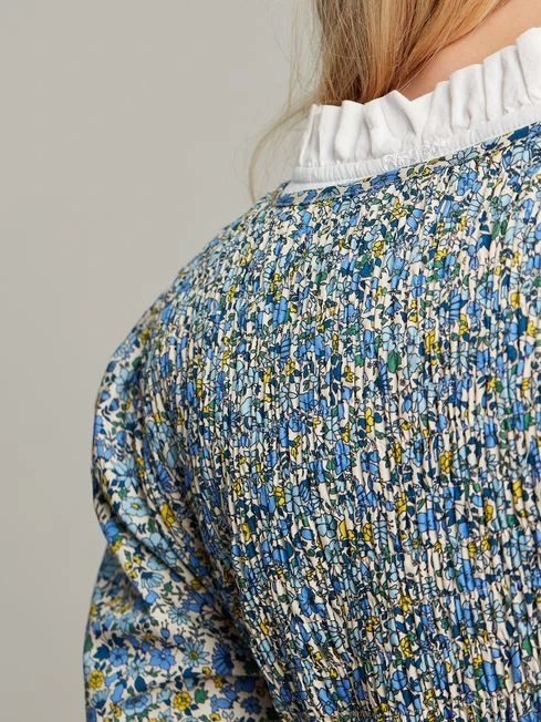 Joules Cream Aura Tiered Cotton Dress - Image 5