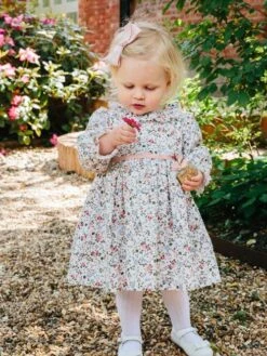 Trotters London Pink Little Floral Bella Floral Willow Dress
