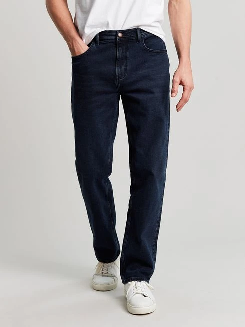 Joules Blue The Foxton Classic Fit 5 Pocket Denim Jeans