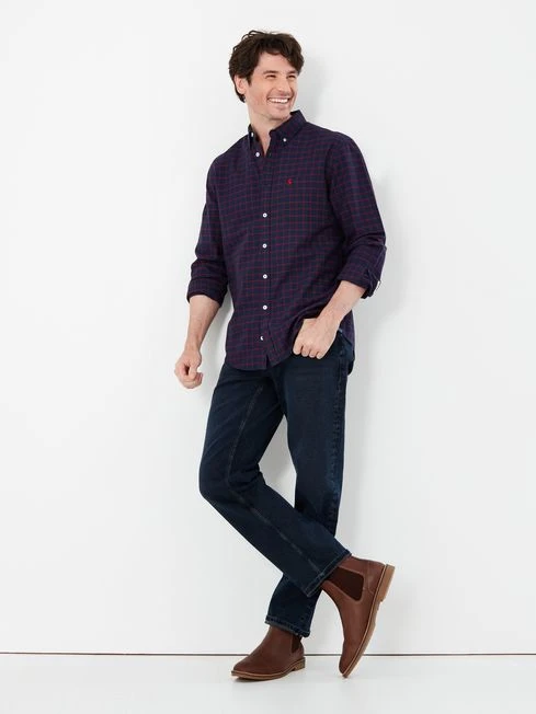 Joules Blue The Foxton Classic Fit 5 Pocket Denim Jeans - Image 3