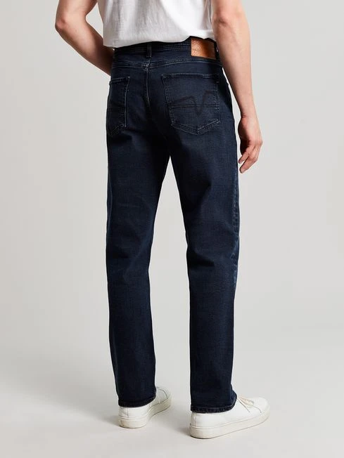 Joules Blue The Foxton Classic Fit 5 Pocket Denim Jeans - Image 6