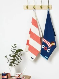 Joules 2 Pack Multi Hot Dog Tea Towels