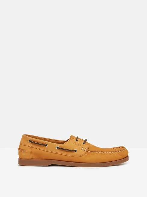 Tan Brown Classic Leather Boat Shoes