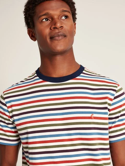 White Jersey Crew Neck T-Shirt - Image 4