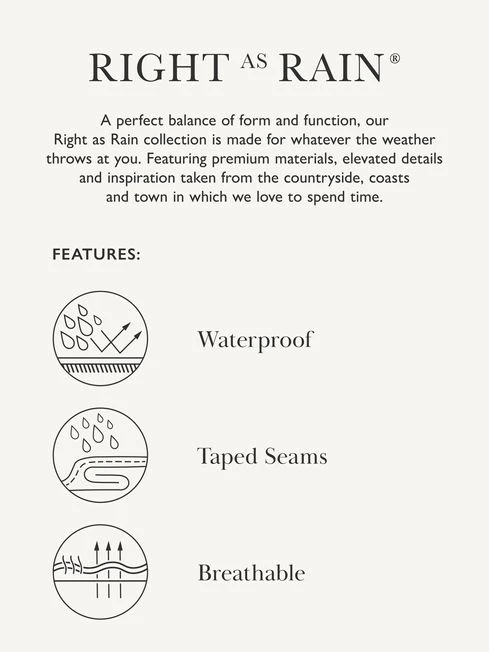 Brown Waterproof Packable Raincoat - Image 5