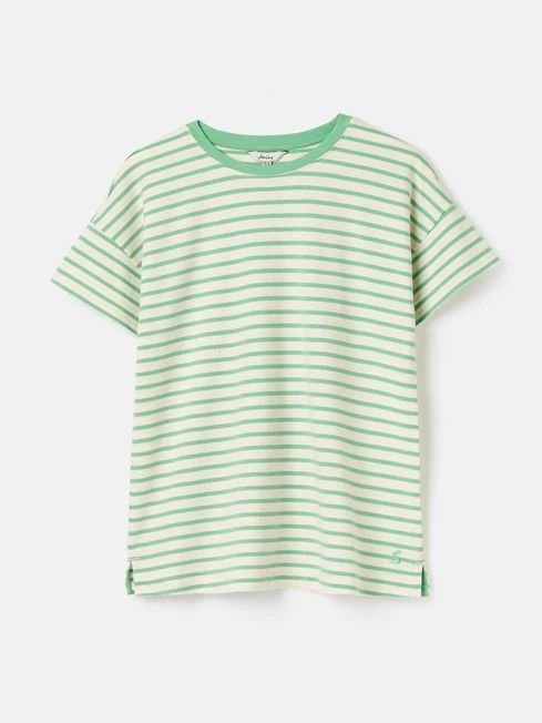 Green Striped Short Sleeve T-Shirt - Image 6
